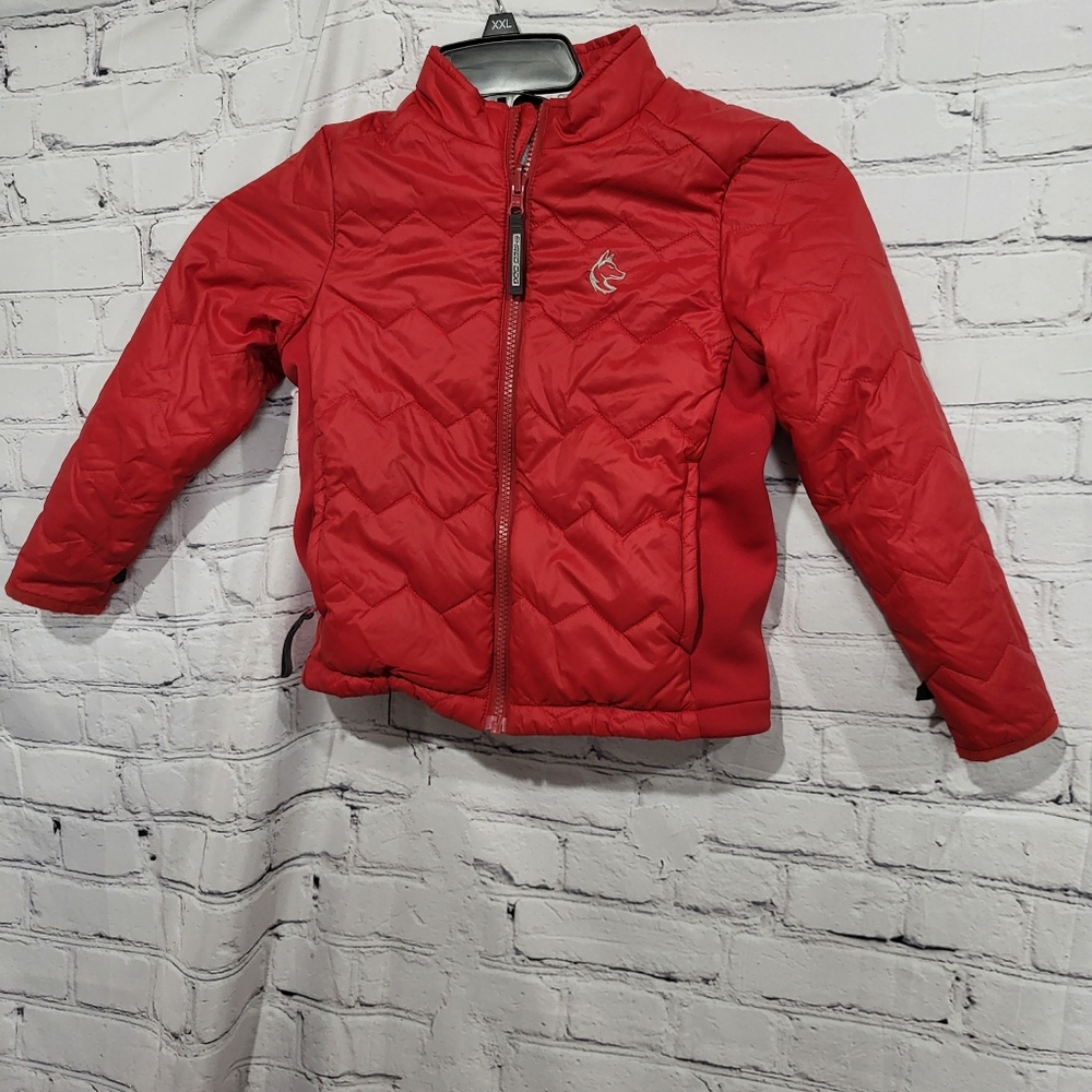 Shred dog red puffer size 5